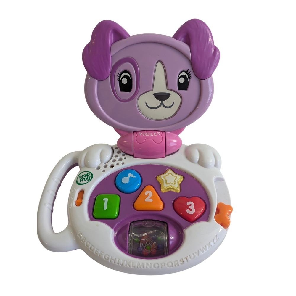 LeapFrog My First Learning Tablet Violet Purple Puppy Toddler Edu‎ Sensory Toy